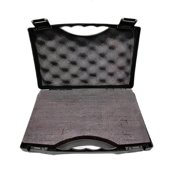 Plastic Microphone Storage Case With Removable Dividers & Consistent Latches Easy to Carry Suitable for Sound Equipment