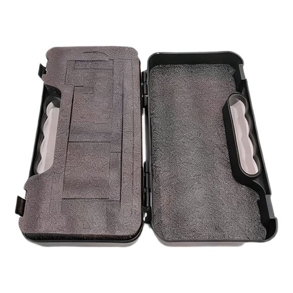 Plastic Microphone Storage Case With Removable Dividers & Consistent Latches Easy to Carry Suitable for Sound Equipment