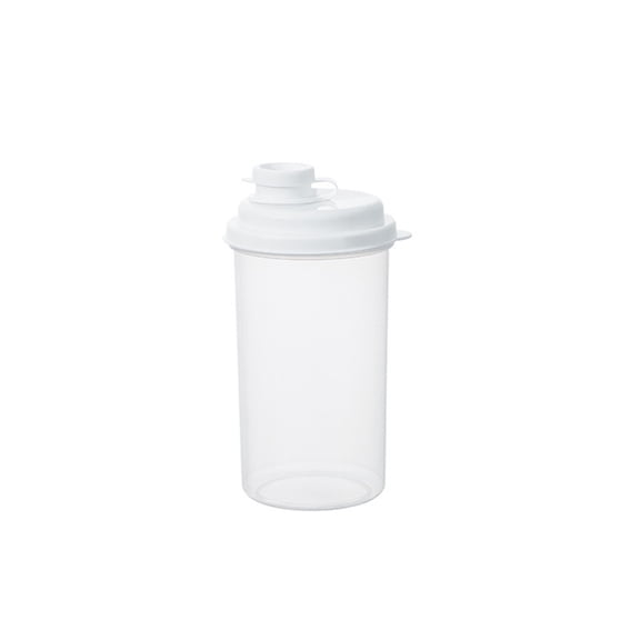 Plastic Milk Bottle, Reusable Juice Bottle with Leakproof Lid, Milk Container for Refrigerator Pour Spout for Juice, Coffee, Iced Tea, Beverage