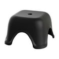 thumbnail image 1 of Plastic Mini Stool for Home Portable Sitting Stool Thickened Small Short Stool for Living Room Bathroom Shoe Changing Sturdy and Party Chairs Camping Stool Camp Fishing Foot Stool (Black), 1 of 6