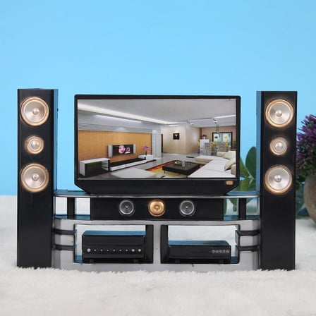 Plastic Miniature Television, Toy Television, For Dollhouse Bedroom For Dollhouse Living Room