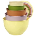 thumbnail image 1 of Greentainer Mixing Bowls with Lids, Plastic Nesting Bowls for Mixing, Serving, Marinating, Kitchen Preparation, Food Storage Mixing Bowl Set, Dishwasher & Microwave Safe, BPA-Free, 1 of 8