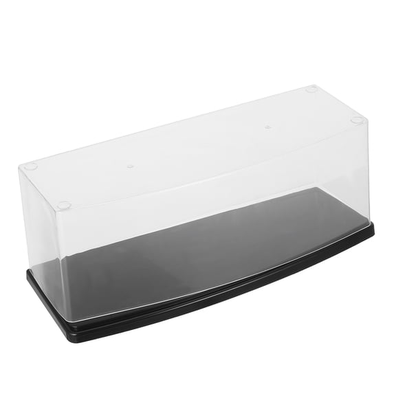 Plastic Model Car Display Case with Clear Viewing and Stable Support for Office and Exhibitions