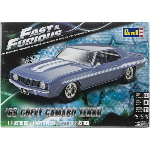 Plastic Model Kit-69 Chevy Camaro Yenko 1:25