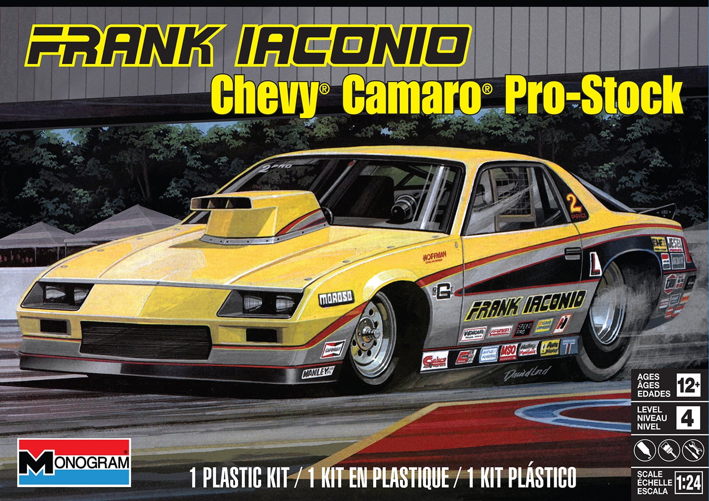 自動車 Monogram Pro Stock Camaro 1/24 Plastic-Model-Kit-Iaconio-