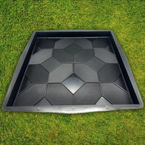 Plastic Molds Concrete Patio Paving Mold Slabs Chestnut - Big Beautiful ...