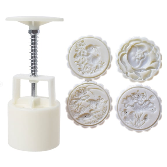 Plastic Mooncake Mold 75g Cookie Cutter Chocolate Moon Cake Mould Pastry DIY
