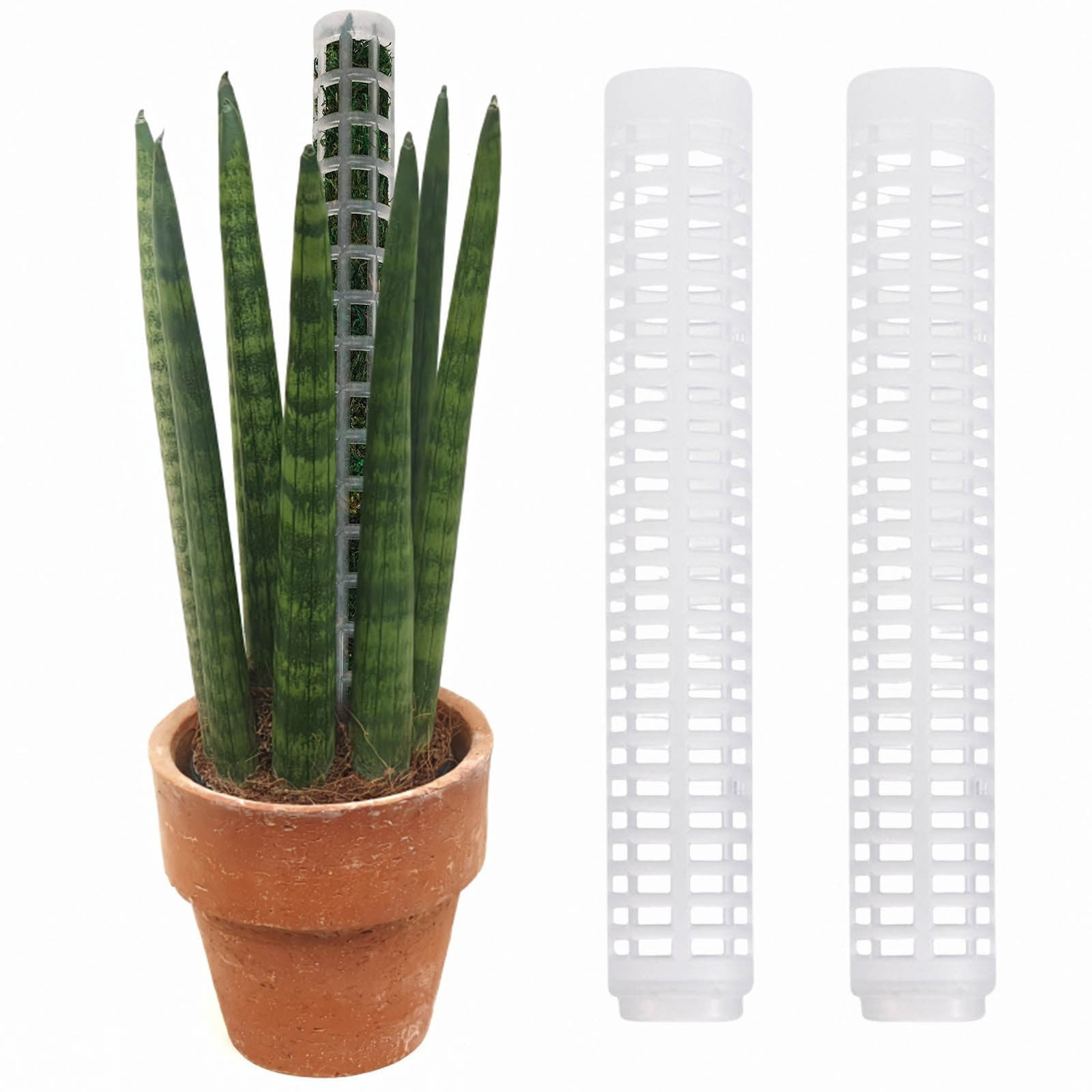 Plastic Moss Pole For Plants Monstera, Plant Poles For Climbing Plants, Plant Support For Indoor