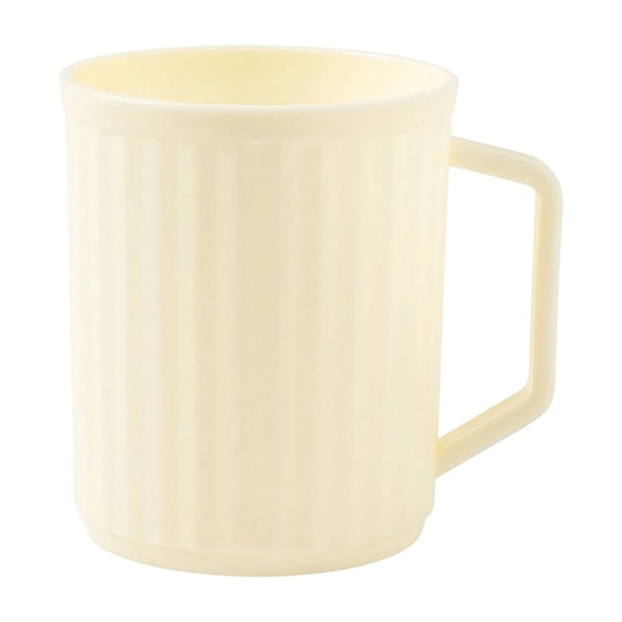 Plastic Mouthwash Cup, Reusable Drinking Mugs with Handle Pp Material Color Toothbrush Tumbler Cup for Bathroom Home Couple Daily Use