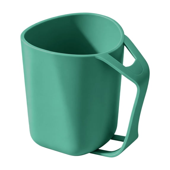 Plastic Mouthwash Cup With Toothbrush Holder, Heavy Duty Easy to Clean Plastic Bathroom Tumblers, Reusable Unbreakable Toothbrush Mug, for Home Bathroom Countertop Hotel Travel