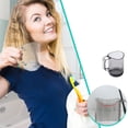 thumbnail image 1 of Plastic Mouthwash Cup with Non-Slip Handle | 7 oz Travel Toothpaste & Rinse Mug | 1-Piece Household & Student Brushing Cup Set, 1 of 5
