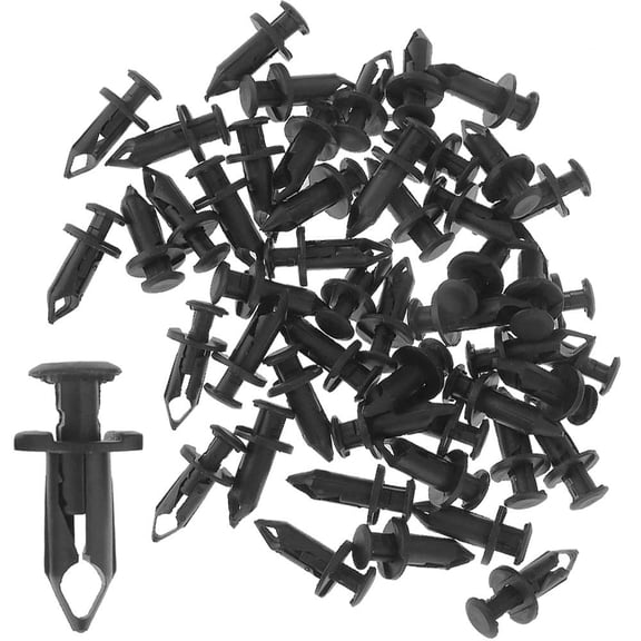 Plastic Mudguard Clip Body Rivet Replacement Parts Suitable for Honda Rancher Foreman Rubicon Rincon TRX680 TRX650 (50 Pieces)