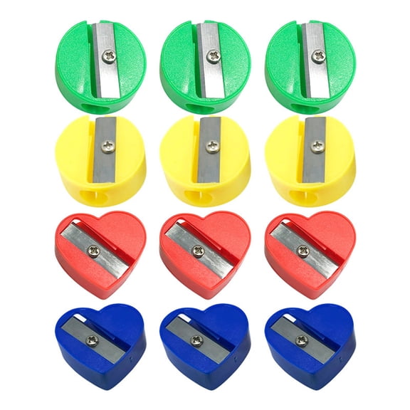 Plastic Multi-Purpose Pencil Sharpener - Great for Sharpening Pencils to a Precise Point for Writing