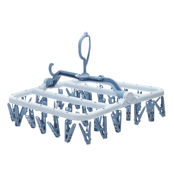 Plastic Multiple Clip Garment Hanger Foldable Designs For Small Space
