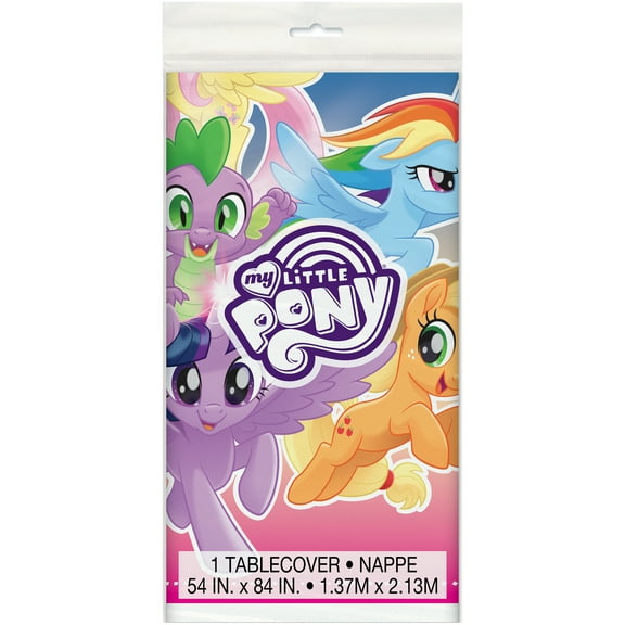 Plastic My Little Pony Table Cover, 84" x 54"
