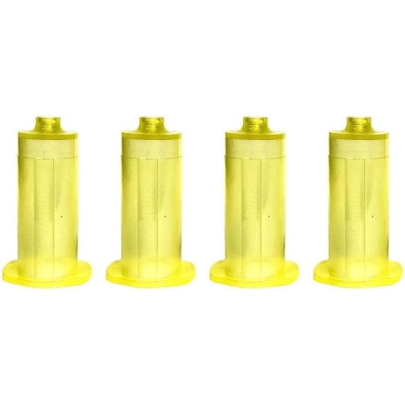 Plastic Needle Holder S – Durable Syringe Needle Storage Container, Yellow – Safe Disposal – Pack of 100 Pieces