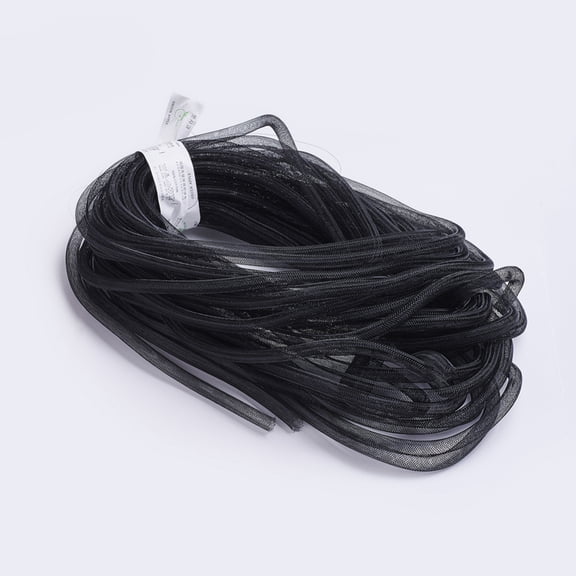 Plastic Net Thread Cord Black 4mm 50Yards/Bundle(150 Feet/Bundle)