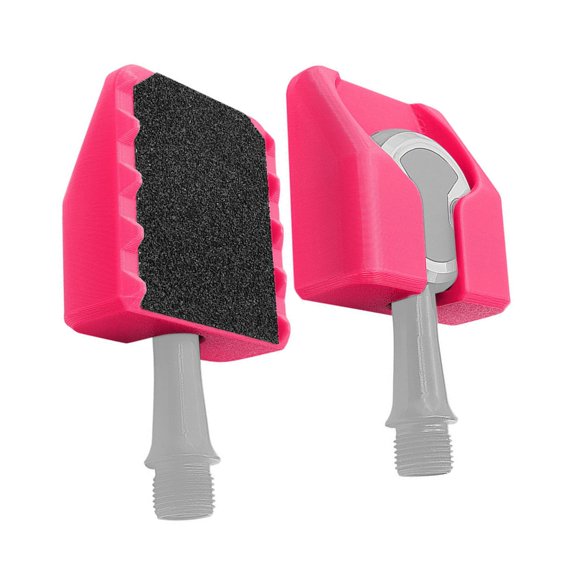 Plastic Nonslip Bicycles Flat Step Converter Antislip Bike Clipless Pedal Adapters Cycling Accessories Easy to Install