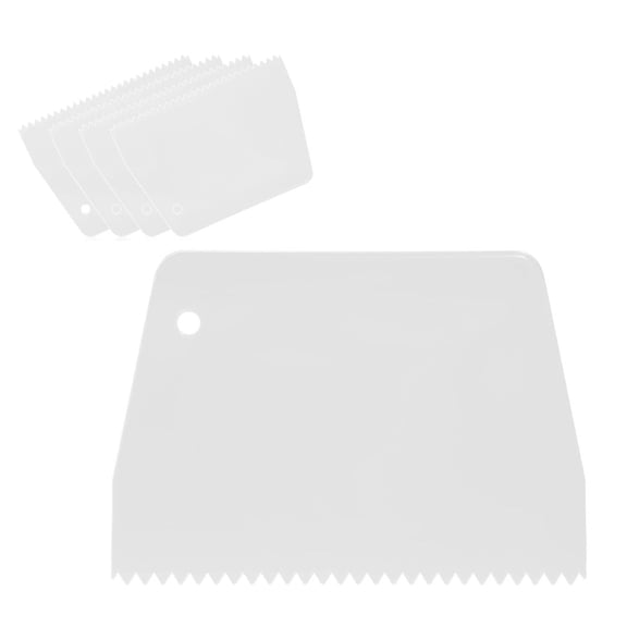 Plastic Notched Spreader, Epoxy Trowel for Hardwood Flooring and Epoxy Glue Application with Reusable Design