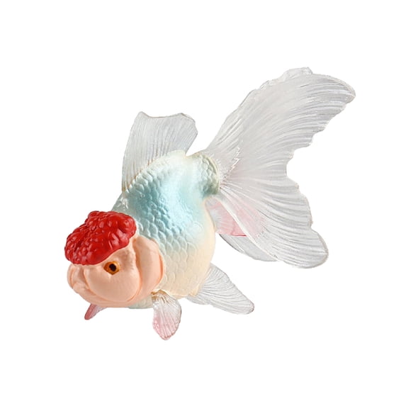 Ocean Animal Goldfish Toys Lifelike Mini Figurines Aquarium Tank Decor Educational Bath Toys for Kids Adults Collection