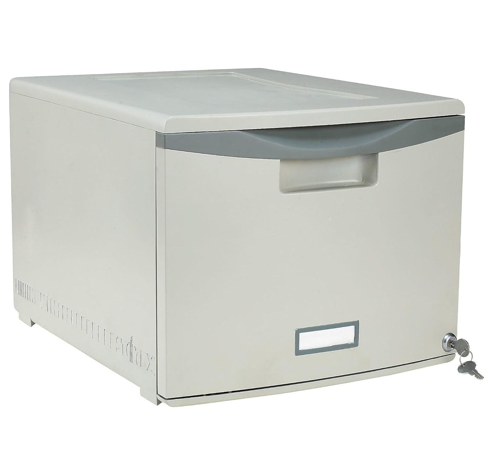 Plastic OneDrawer File Locking Document Organizer for Home