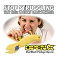 thumbnail image 1 of Plastic Openex Universal Knife Bag Box Dual Blade X Opener Package Slide Tool  !, 1 of 5