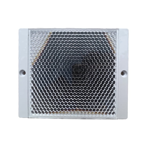 Plastic Optical Reflector, 3.94" x 3.94", for Photoelectric Sensors, Infrared & Laser Sensors, Home Safety Reflective Use, 2-Pack