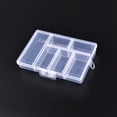 thumbnail image 1 of Plastic Organizer Box Storage Container Jewelry Box With Adjustable Dividers For Beads Art DIY Crafts Jewelry Fishing Tackles 010, 1 of 6