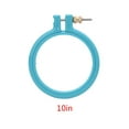 thumbnail image 1 of Plastic Oval Cross Stitch Machine Embroidery Hoops Ring Sewing Tools for Needlecraft Household, 1 of 5
