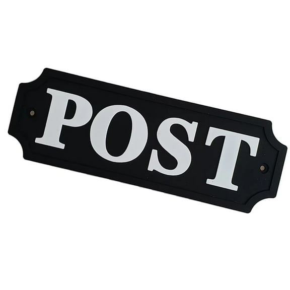 Plastic POST Sign Mailbox Wall Labels Letterboxes Sign Plaques Name Badge Plastic POST Sign Plate for Home Decorations