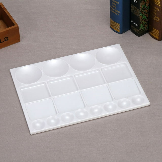 Plastic Paint Color Palette Painting Pallet Tray Plastic Water Color