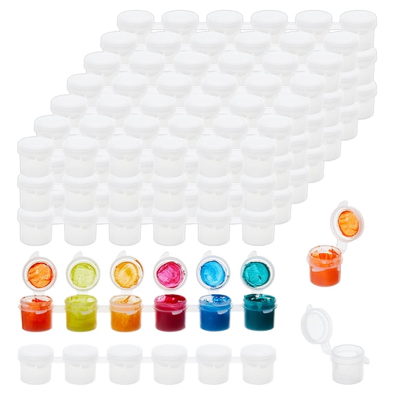 Plastic Paint Empty Box Clear 170x33x23.5mm