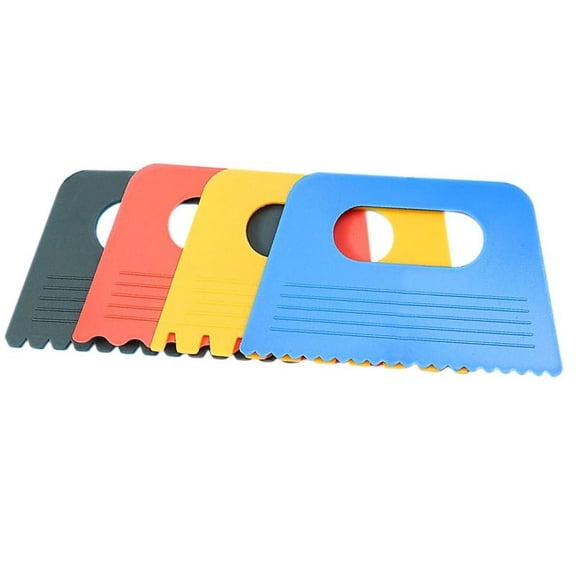 Plastic Paint Scraper Kids DIY Line Graffiti Toy Brushes Tools Supplies