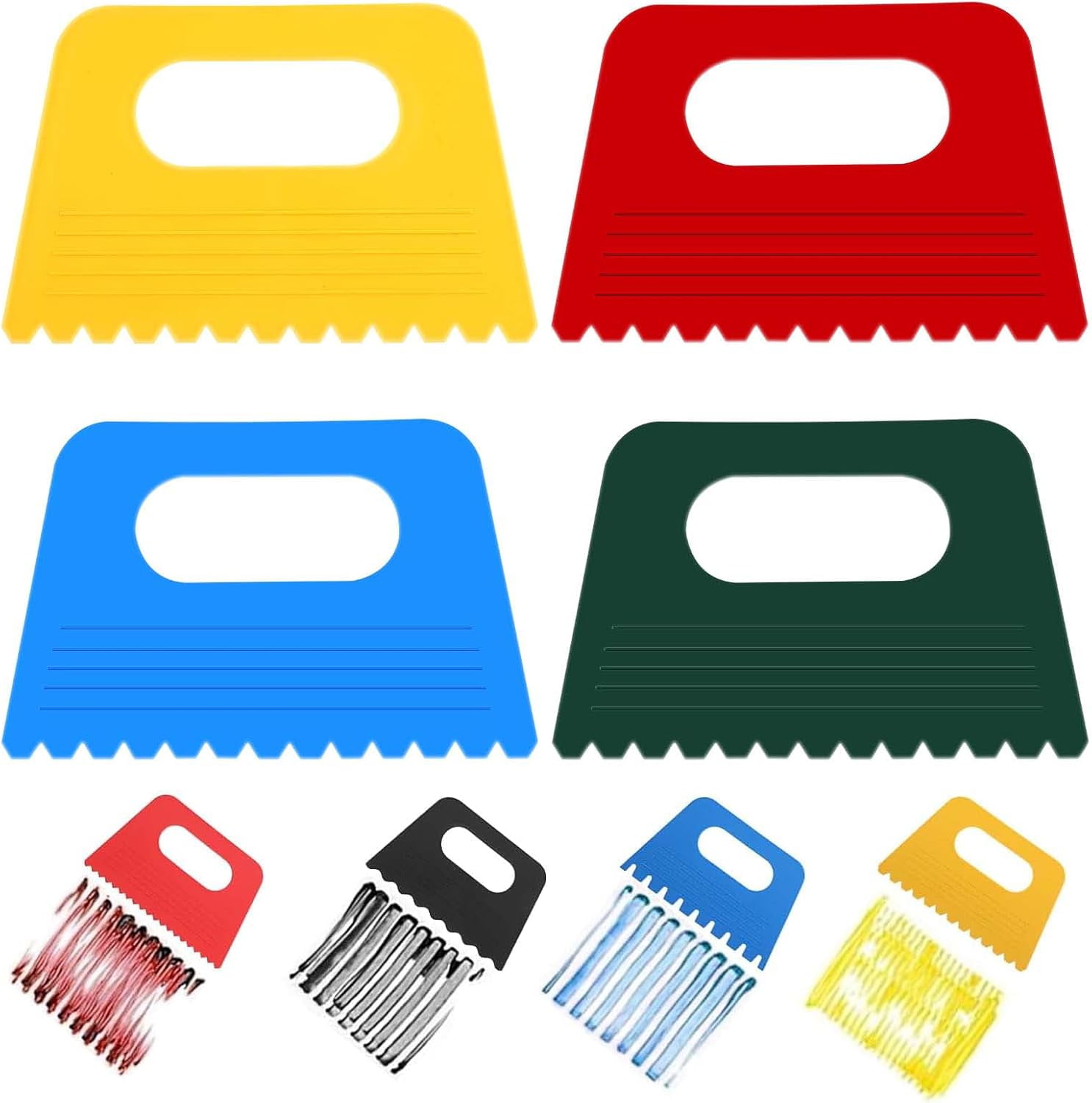 Plastic Paint Scraper Tool, Plastic Textured Art Tools, DIY Graffiti