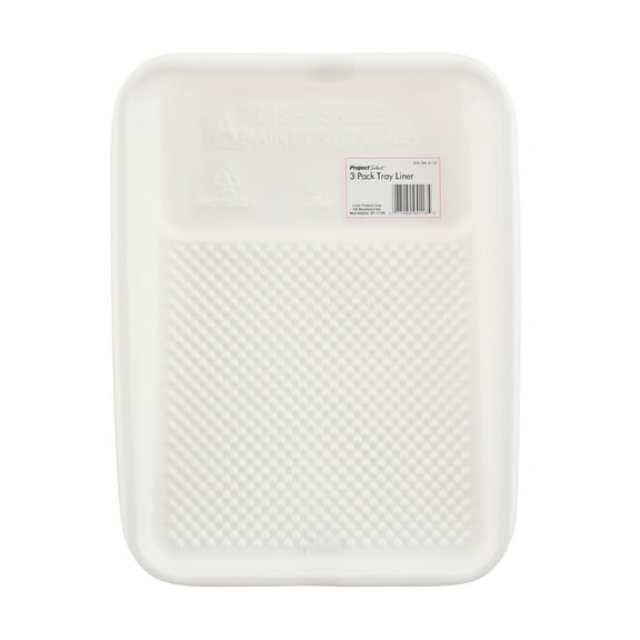 Plastic Paint Tray Liner 3 Pack by Linzer; 9” Disposable Liner
