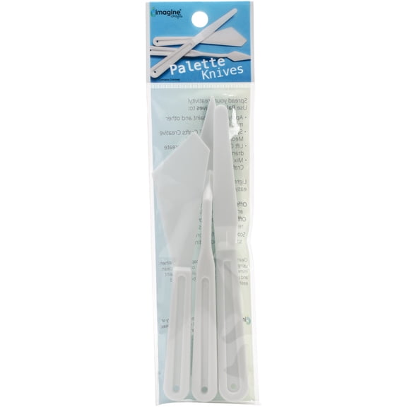 Plastic Palette Knives-3/Pkg