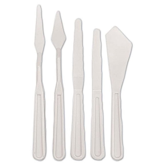 Plastic Palette Knives Set of 5