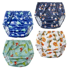 Rubber Training Pants for Toddlers Plastic Underwear Covers for Potty  Training Cute Rubber Pants for Toddlers Plastic Pants 4 Packs Boys 2T