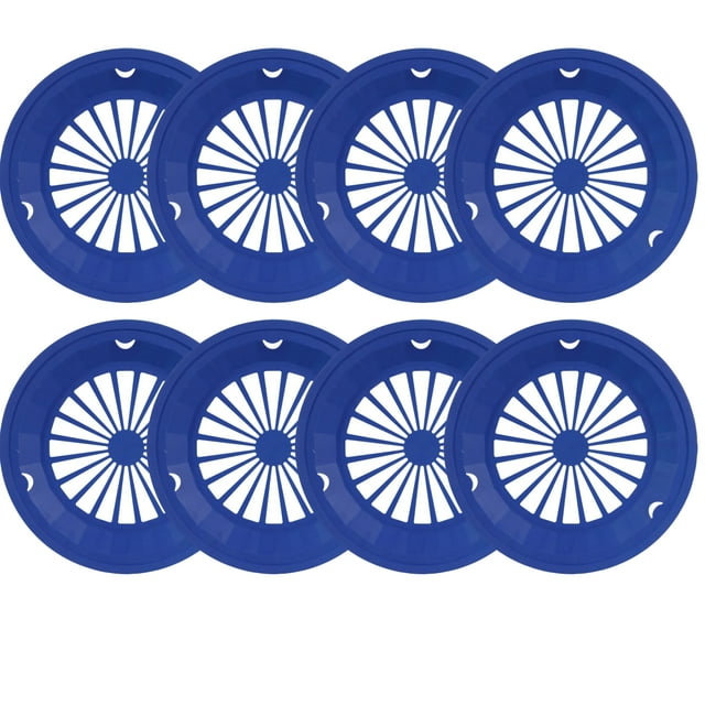 Reusable Plastic Paper Plate Holders, 10.25 Inches, Stackable, Round