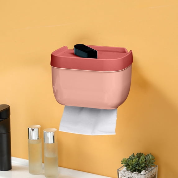 Plastic Paper Towel Box, Durable Wet-Proof Holder, Elegant Transparent Design, Home and Dining Room Organizer, Space Saving, Multipurpose Kitchen, Bathroom, Office, Convenient Storage Solution
