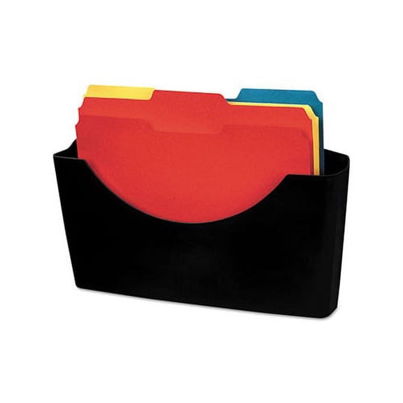 Plastic Partition Additions File Pocket Letter, Dark Graphite