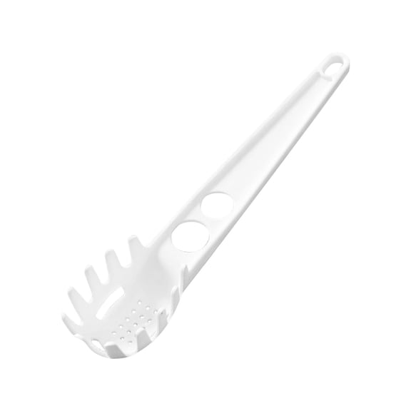 Plastic Pasta Noodle Strainer Spoon, Kitchen Spaghetti Noodles Drain Spoons with Deepen Serrations for Cooking Straining Serving