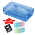 thumbnail image 1 of Plastic Pencil Box, Hardcover Snap-Tight Lid School Large Marker Case for Boys (8" X 4.8" X 2.3", Blue), 1 of 2