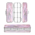 thumbnail image 1 of Plastic Pencil Box Large Capacity Pencil Boxes Clear Boxes with Snap-Tight Lid Stylish Office Supplies Storage Organizer Box Beautiful Pink Hummingbird, 1 of 7