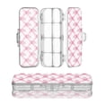 thumbnail image 1 of Plastic Pencil Box Large Capacity Pencil Boxes Clear Boxes with Snap-Tight Lid Stylish Office Supplies Storage Organizer Box Bows and Wildflowers Pattern, 1 of 7