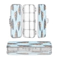 thumbnail image 1 of Plastic Pencil Box Large Capacity Pencil Boxes Clear Boxes with Snap-Tight Lid Stylish Office Supplies Storage Organizer Box Cartoon Dog Faces and Bones, 1 of 7