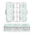 thumbnail image 1 of Plastic Pencil Box Large Capacity Pencil Boxes Clear Boxes with Snap-Tight Lid Stylish Office Supplies Storage Organizer Box Cute Cartoon Llama Pattern, 1 of 7