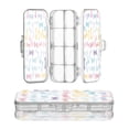 thumbnail image 1 of Plastic Pencil Box Large Capacity Pencil Boxes Clear Boxes with Snap-Tight Lid Stylish Office Supplies Storage Organizer Box Cute Pastel Dog Bone Pattern, 1 of 7