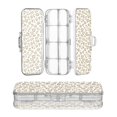 thumbnail image 1 of Plastic Pencil Box Large Capacity Pencil Boxes Clear Boxes with Snap-Tight Lid Stylish Office Supplies Storage Organizer Box Gold Leopard Print Pattern, 1 of 7