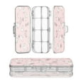 thumbnail image 1 of Plastic Pencil Box Large Capacity Pencil Boxes Clear Boxes with Snap-Tight Lid Stylish Office Supplies Storage Organizer Box Pink Cartoon Puppy Pattern, 1 of 7